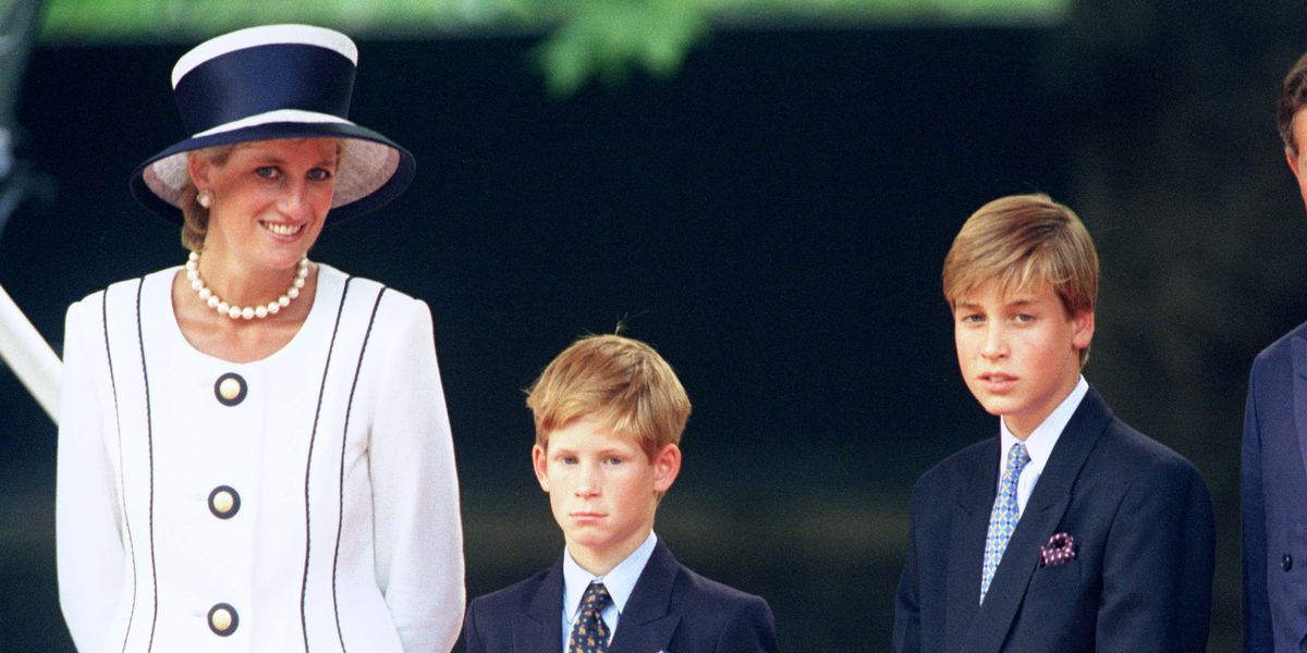 Harry & William's Last Name with Diana