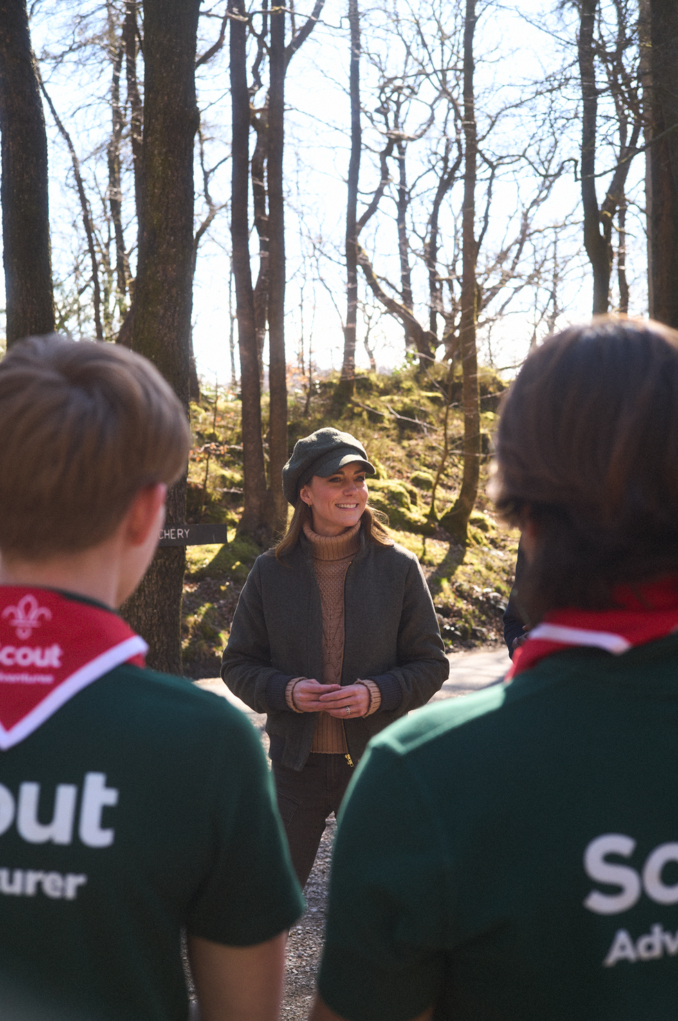 the princess of wales + scouts