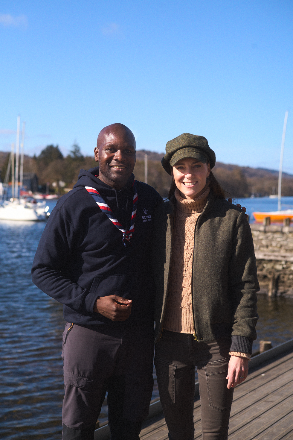 the princess of wales + scouts