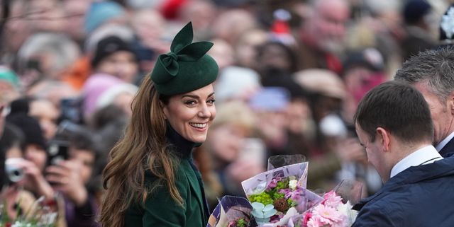 Kate Middleton Looks Festive in Green for Christmas Day 2024