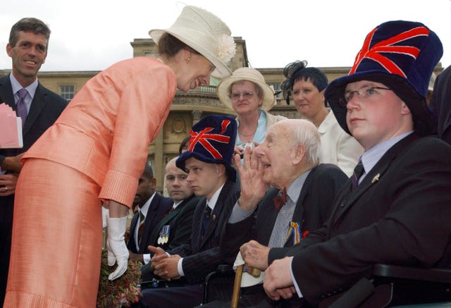 First World War veterans Garden Party