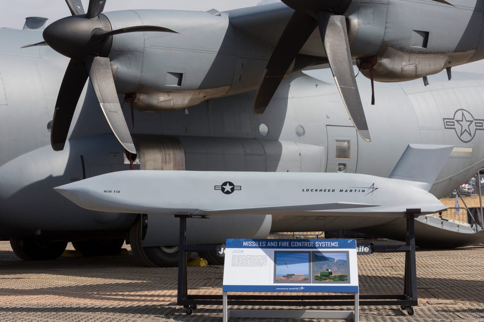 c 130 and lockheed jassm cruise missile