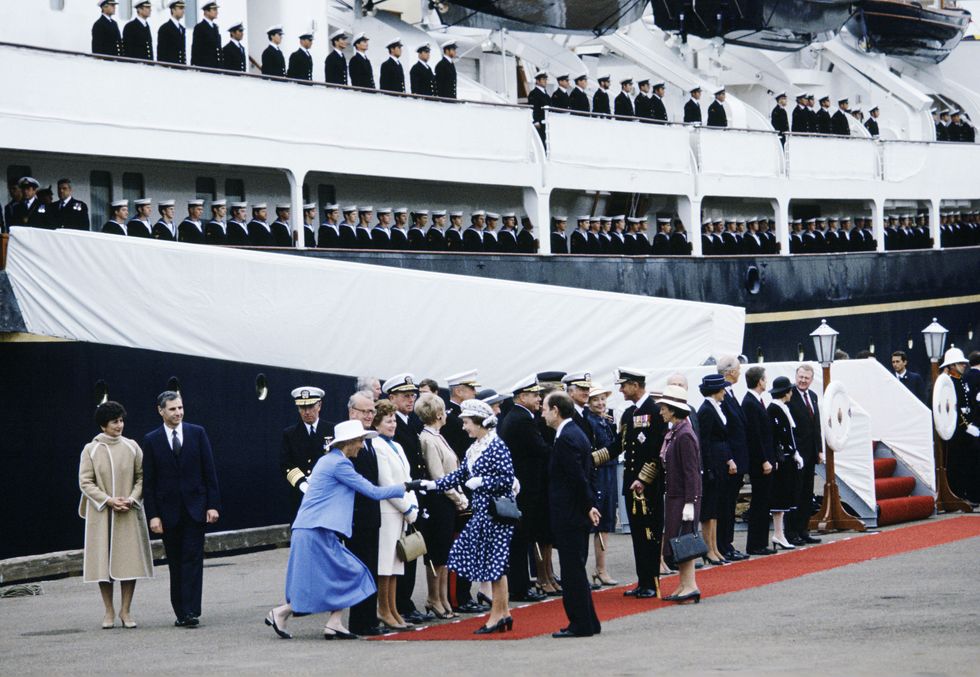 queen royal yacht britannia in usa