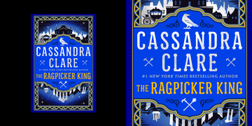 cover design of the ragpicker king by cassandra clare featuring bold typography and illustrations