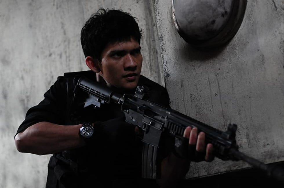 iko uwais sebagai rama di film raid