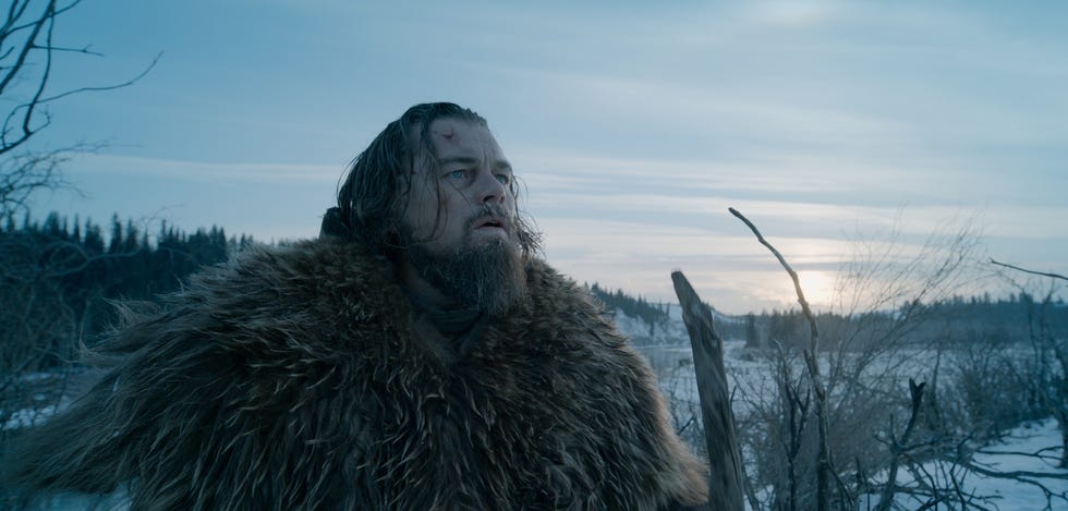 Leonardo DiCaprio in The Revenant