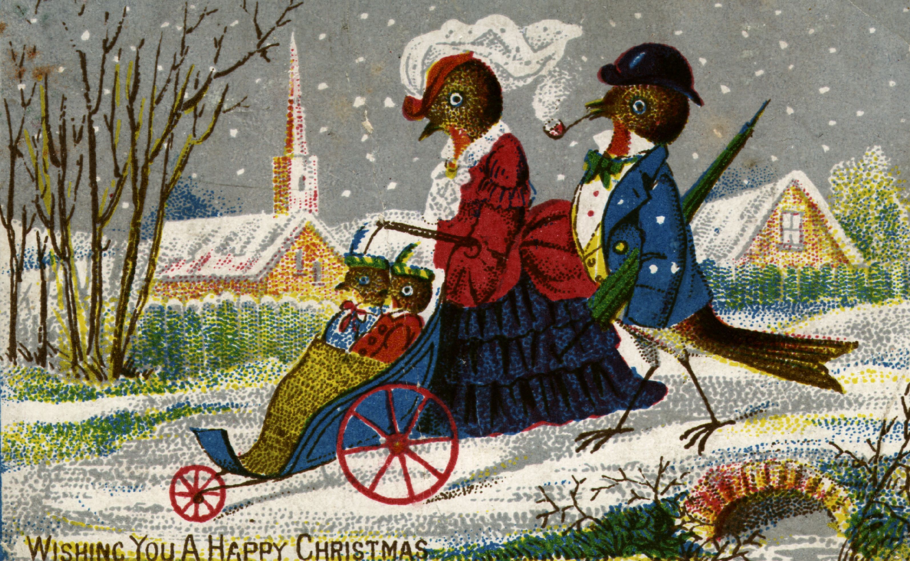 original victorian christmas cards