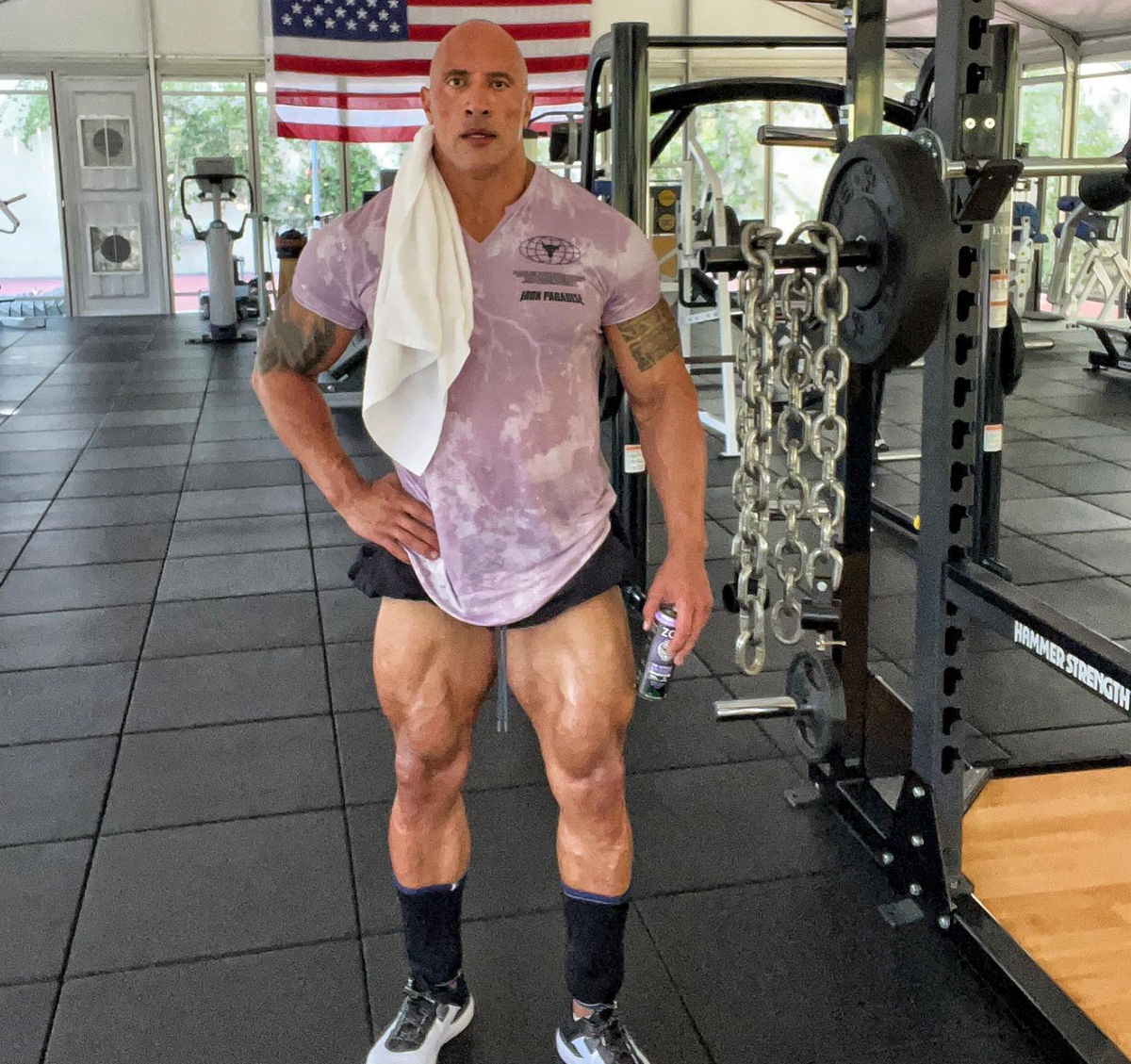 The Rock's Leg Workout Is Hardcore Motivation For Us All — Eat This Not That