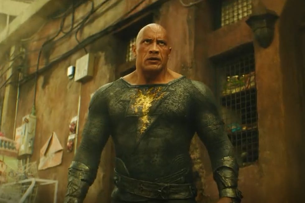 the rock as black adam in shazam