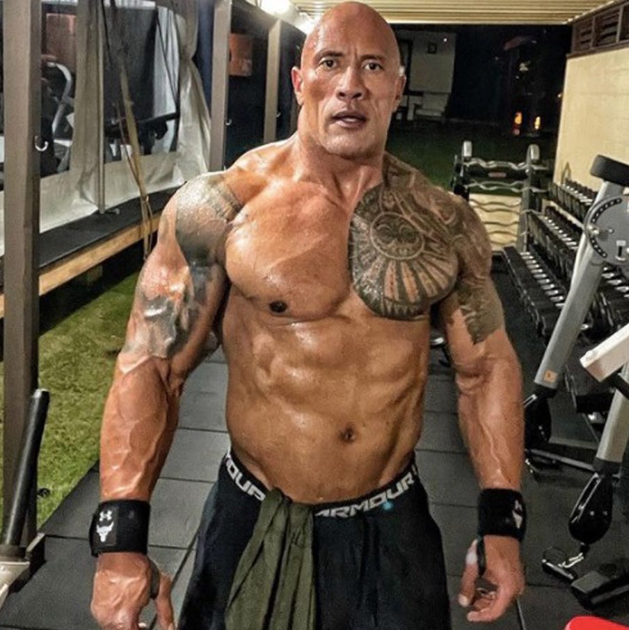 Dwayne 'The Rock' Johnson'S 'Black Adam' Workout And Diet Plan