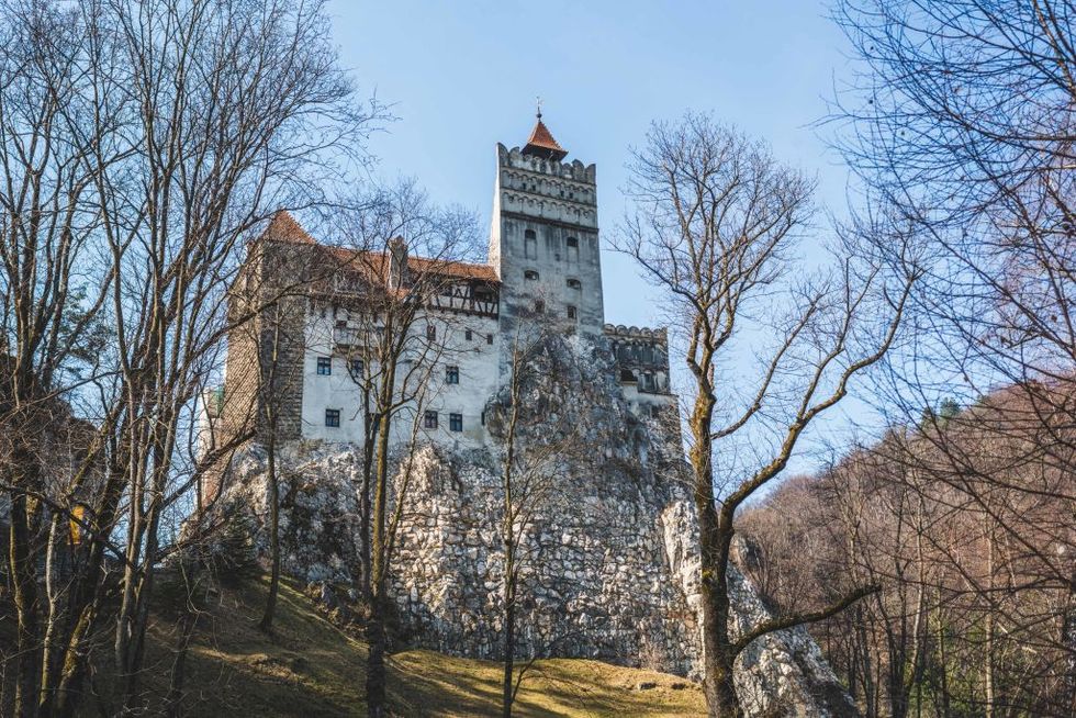 the romanian castle of bran  also known as the dracula
