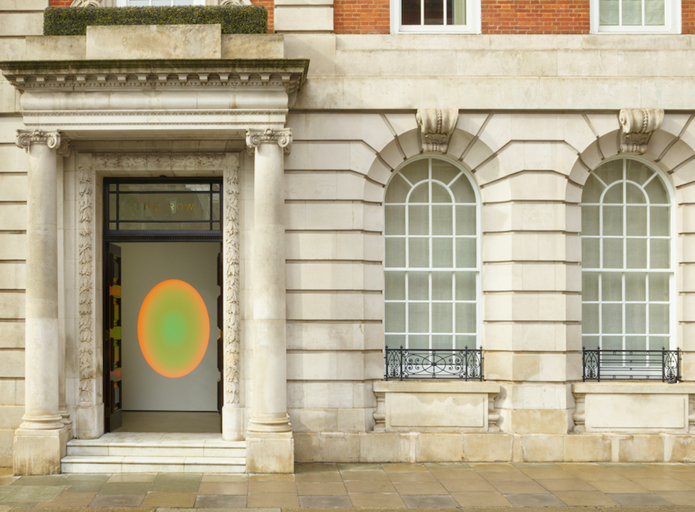The Row in London also features art by James Turrell in the entryway  
