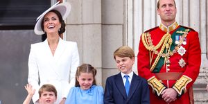 the wales family dressed smartly and standing on the palace balcony during the queen's platinum jubilee celebrations