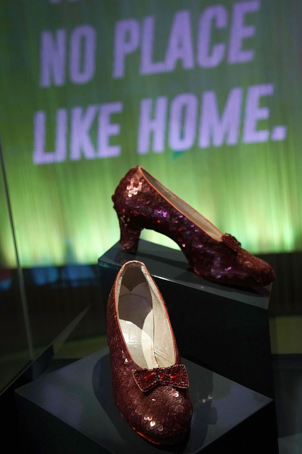 The Famous Ruby Slippers From The Wizard Of Oz Go On Display At The Smithsonian Institute