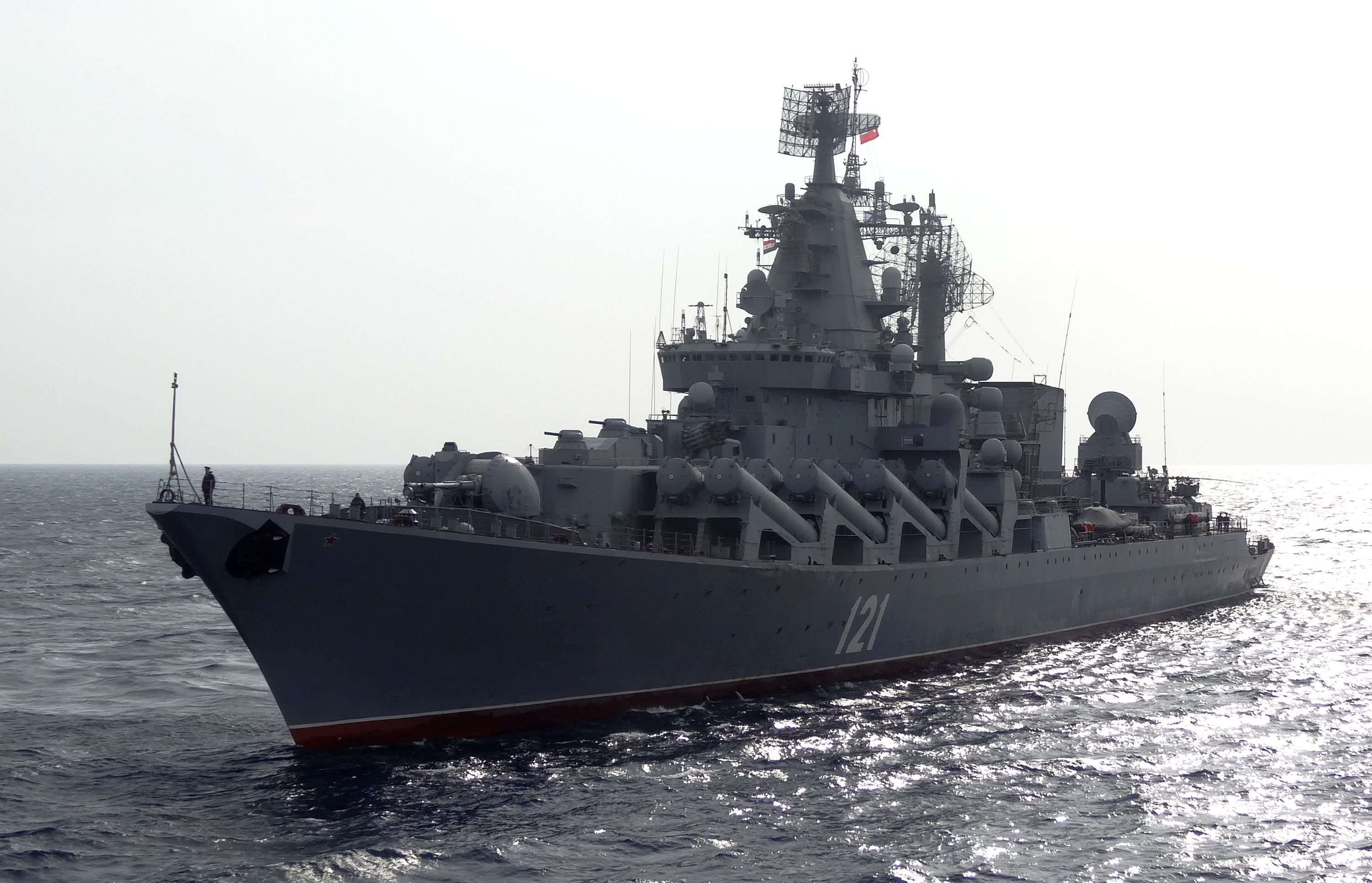 Slik kig ind reservoir Ukraine Sinks Russian Cruiser Moskva, the Largest Warship Sinking Since WWII