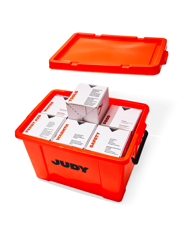 orange emergency kit