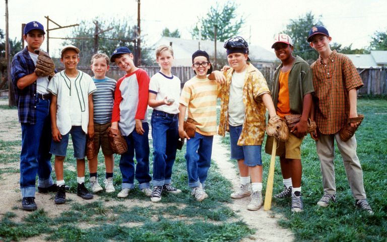T-Line Sandlot The Whole Group T-Shirt* Size: Small Red