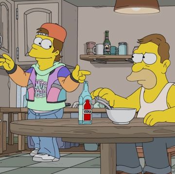 the simpsons flashback homer 90s teenager