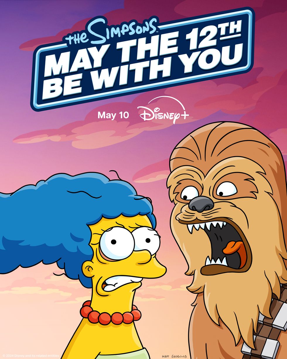 Marge Simpson, Chewbacca, The Simpsons Star Wars Crossover