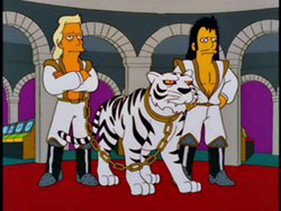 the simpsons siegfried and roy