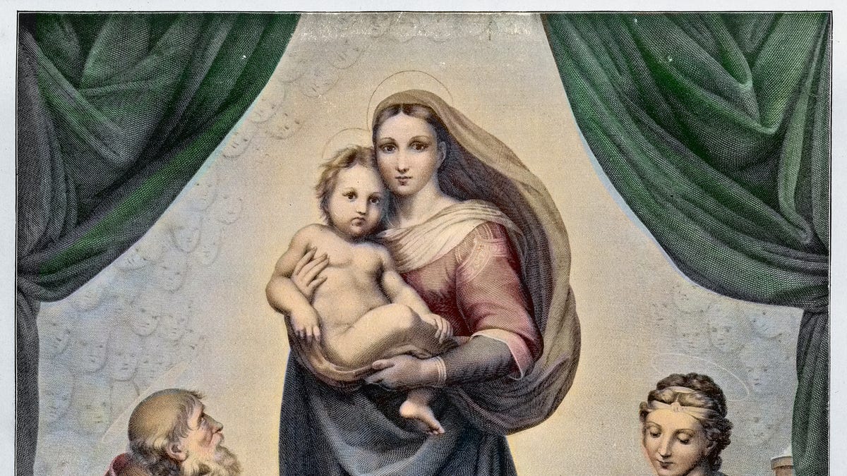 La Madonna Sistina Di Raffaello - Il Capolavoro Ritrovato La “Madonna Sistina” di Raffaello | Harper’s Bazaar