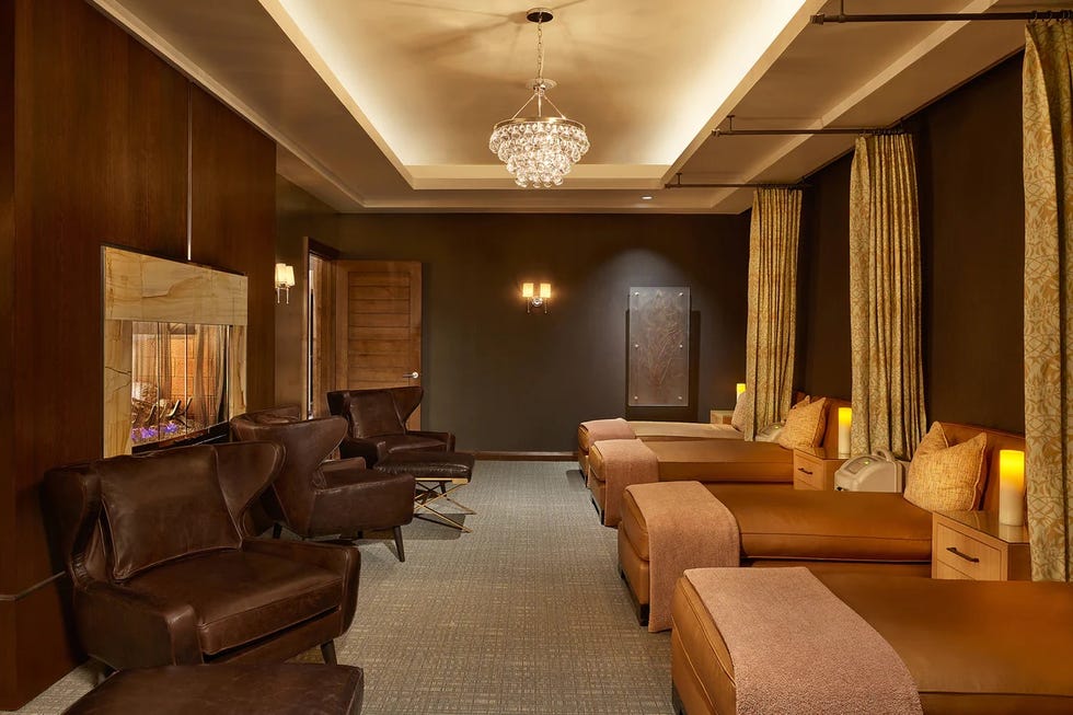 the oxygen lounge at the spa at the st regis aspen