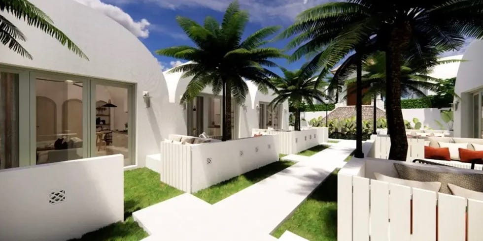 the startup island es un complejo residencial con zonas comunes y coworking