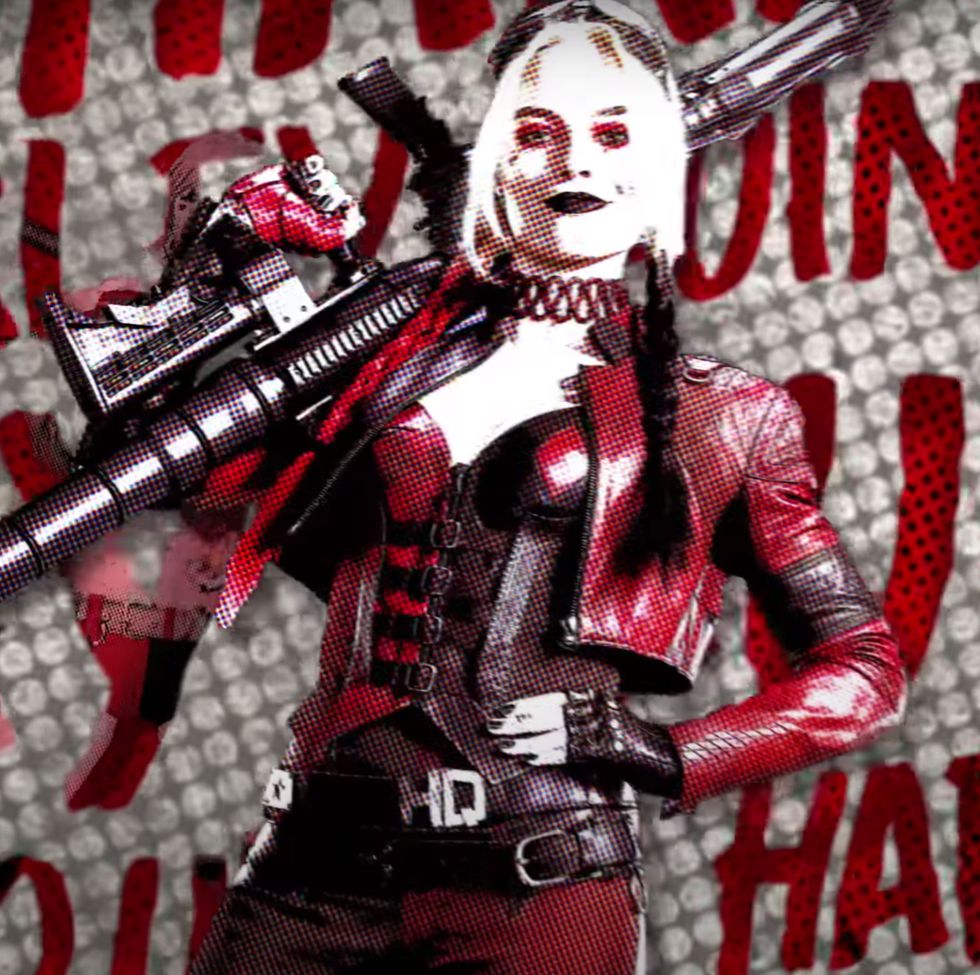margot robbie as harley quinn in the suicide squad