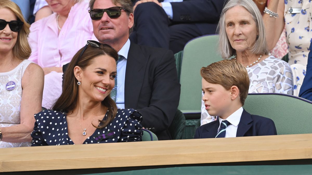 Prince George and Kate Middleton's sweet moment at Wimbledon