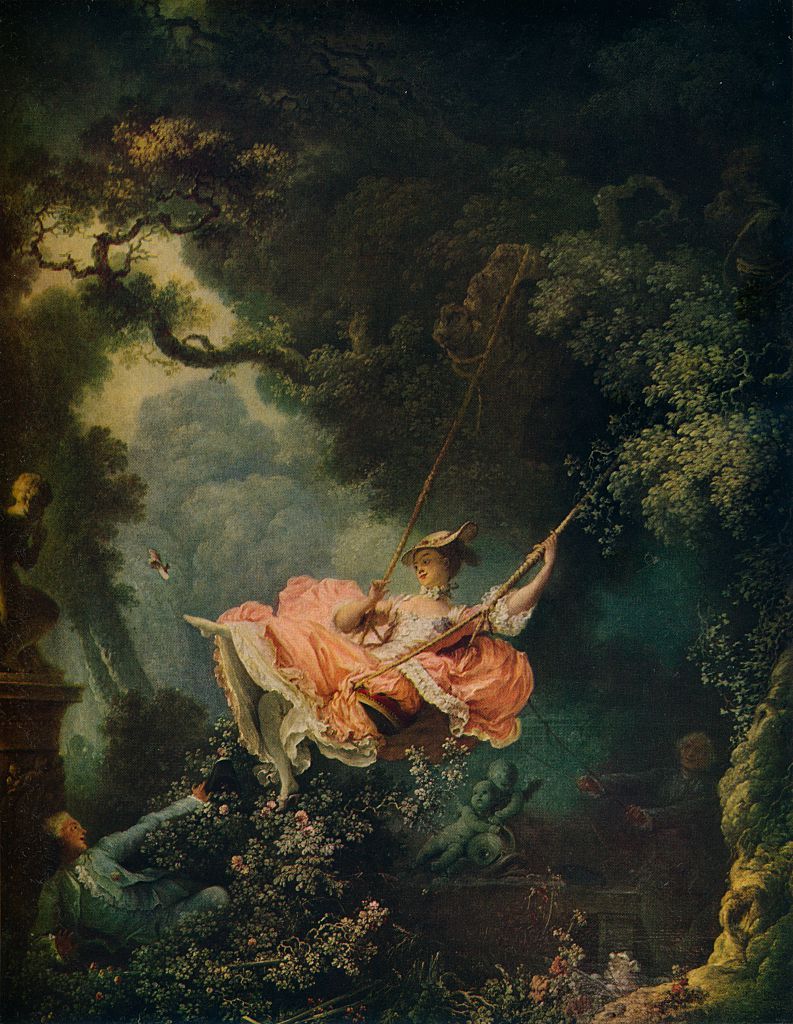 'the swing', c1767 artist jean honore fragonard