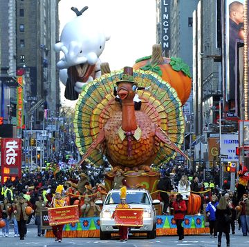 the thanksgiving turkey float  during th