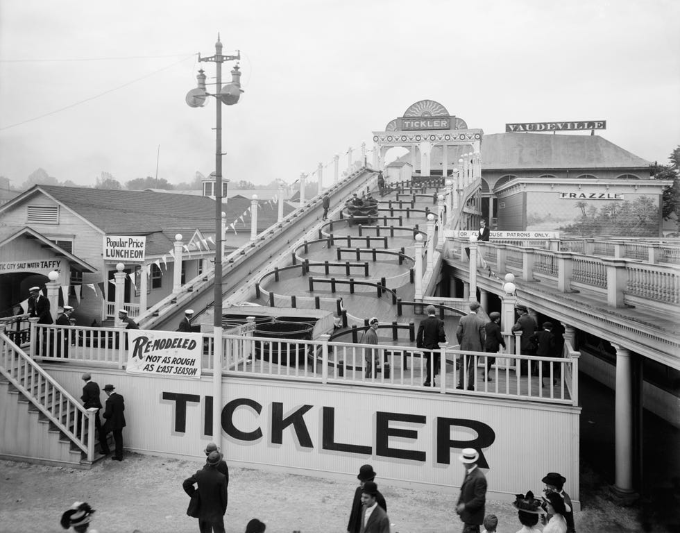 the tickler, chester park, cincinnati, ohio, usa, circa 1910