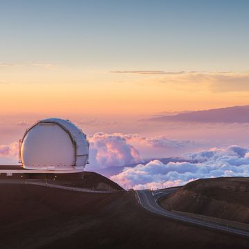 Arts kwam na negen uur aan op de top van Mauna Kea