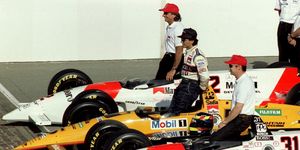 The top three qualifiers for the 1994 Indianapolis