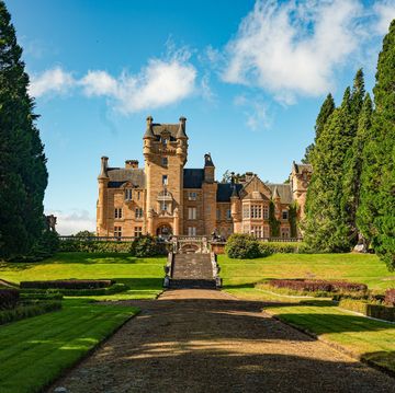 bbc's the traitors, filmed at ardross castle, north of inverness in the scottish highlands
