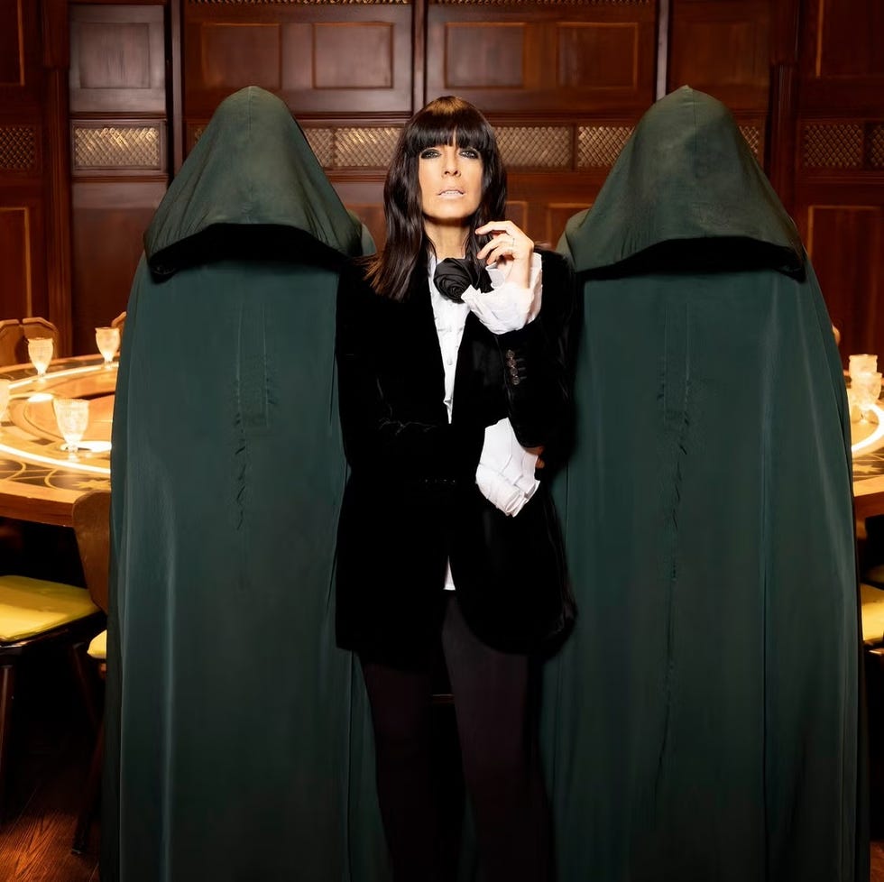 claudia winkleman traitors wardrobe