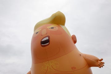 trump baby during state visit by us president donald trump