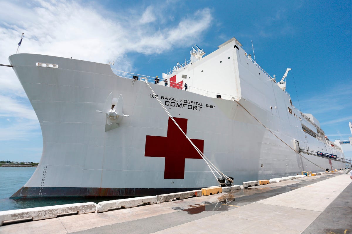 USNS Comfort Hospital Ship Was Supposed to Aid New York. It Has 3 Patients.  - The New York Times