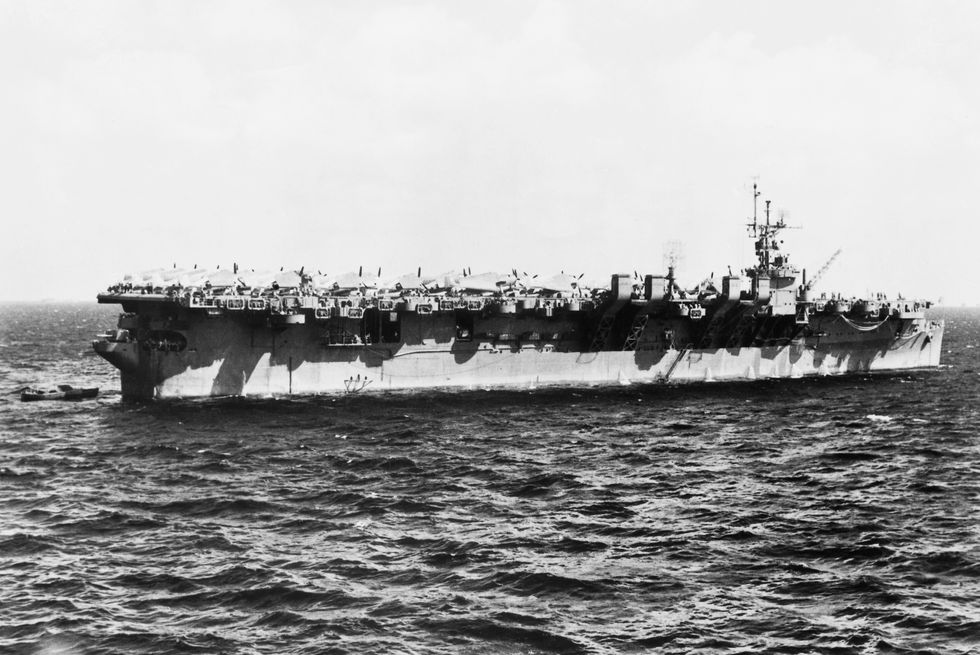 view of uss langley