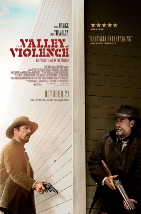 the valley of violence netflix western movie movie poster