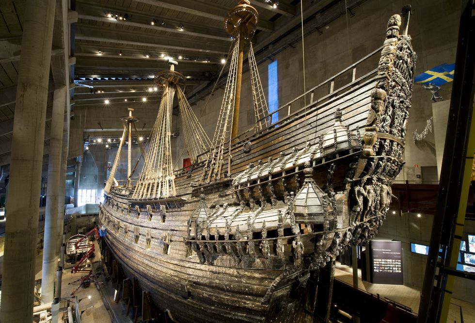 The Vasa is displayed at the Vasa Museum