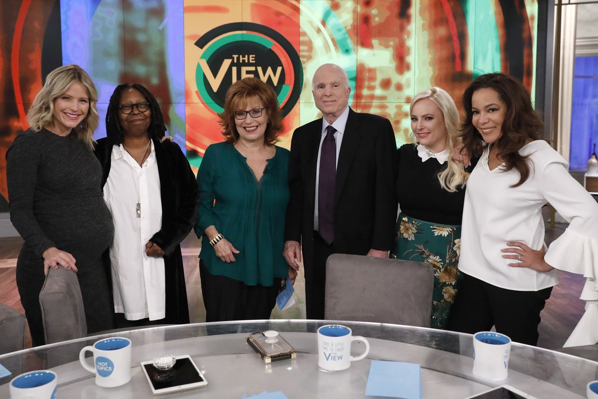 'The View' Co-Hosts Show Their Support for Meghan McCain With Touching Tributes of Her Dad
