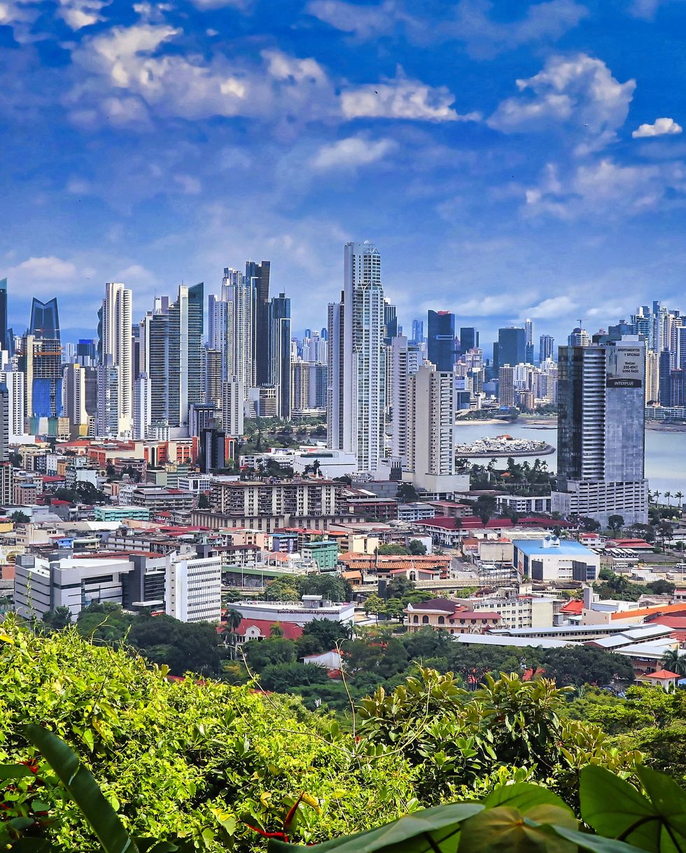 the view of panama city panama