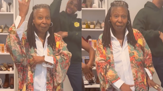 the view whoopi goldberg big god dance tiktok instagram