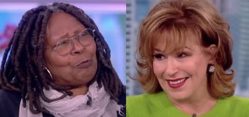 'the view' cohosts whoopi goldberg and joy behar on the daytime tv show