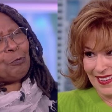'The View' co-hosts Whoopi Goldberg and Joy Behar on the daytime TV show. 'the view' cohosts whoopi goldberg and joy behar on the daytime tv show