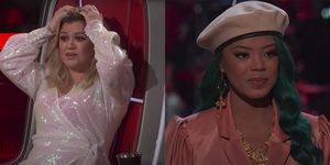 kelly clarkson eliminating 'voice' contestant tayler green