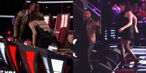 see ariana grande and john legend walked off 'the voice' after fight broke out