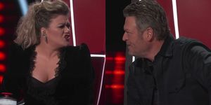 kelly clarkson reacts to blake shelton saying she didn’t “have time” for 'the voice' season 20