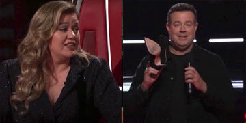 'the voice' star kelly clarkson threw her shoe at a contestant during a new live show